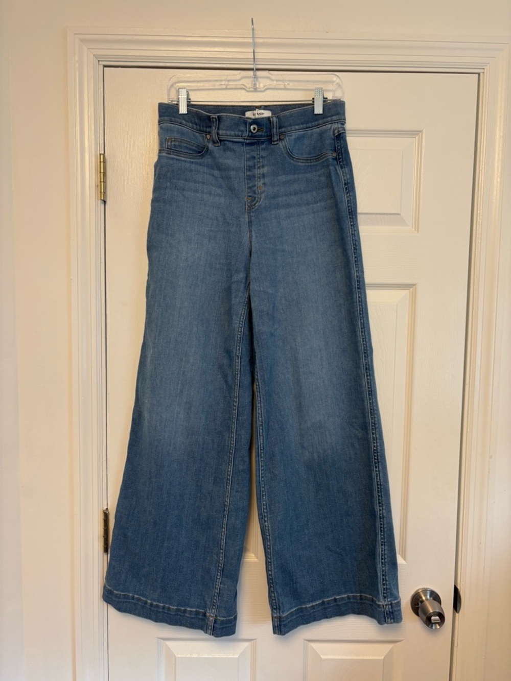 SPANXshape EveryWear Wide Leg Jeans Medium Wash Size M Regular